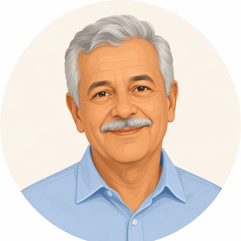 Ilustração do Sr. José, veterano da FAB